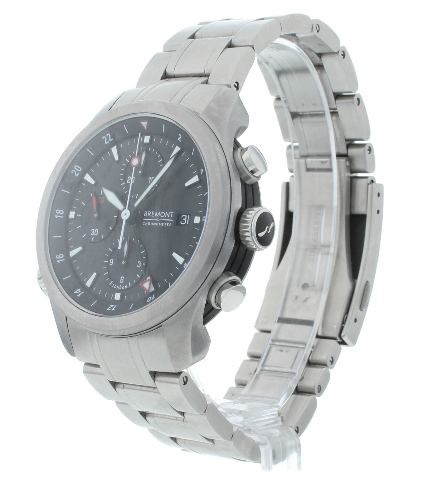 Bremont ALT 1 Zulu 43mm Automatic Black Dial Chronograph Men's Watch ALT1-ZT-BK