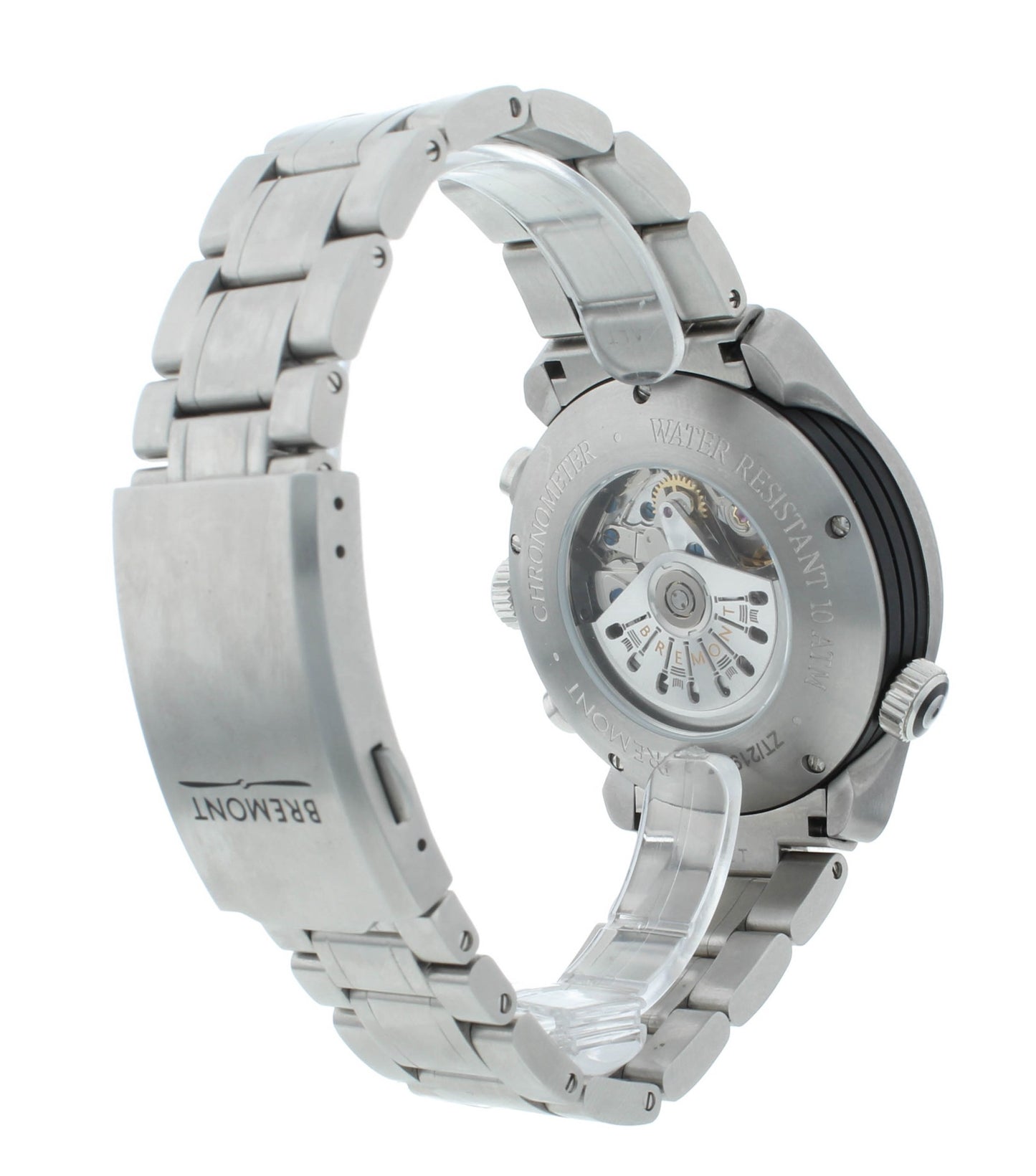 Bremont ALT 1 Zulu 43mm Automatic Black Dial Chronograph Men's Watch ALT1-ZT-BK