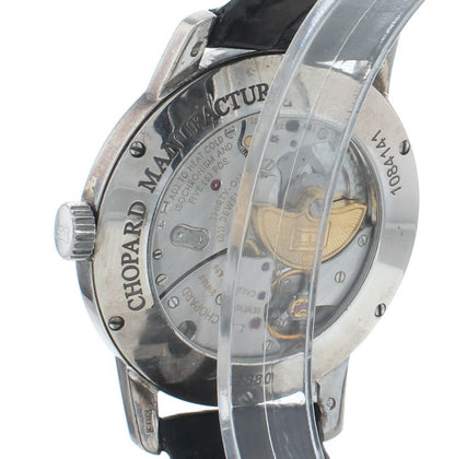 Pre-Owned Chopard L.U.C. Twin 18kt White Gold 40mm Black Dial Men's Watch 1880