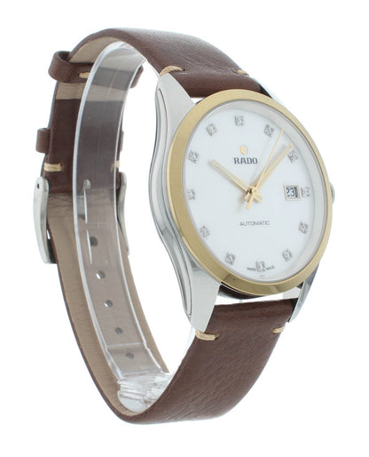 Rado Hyperchrome 38.7mm Auto Two-Tone White Diamond Dial Men's Watch R32979902