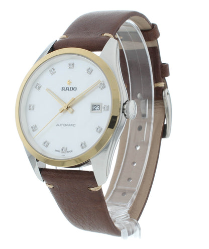 Rado Hyperchrome 38.7mm Auto Two-Tone White Diamond Dial Men's Watch R32979902