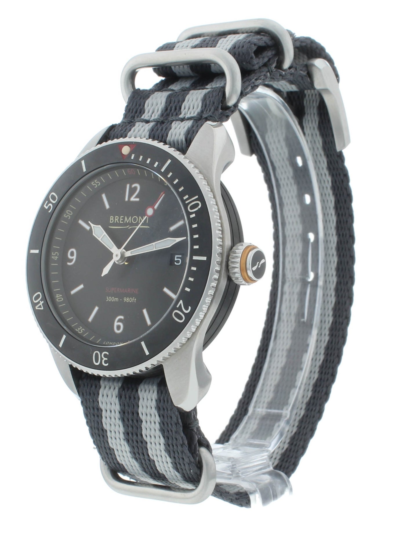 Bremont Supermarine S300 40mm Chronometer Automatic Men’s Watch S300-BK-R-S