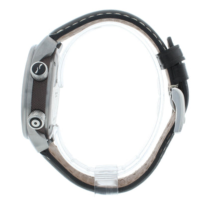 Bremont Martin Baker Auto Black Dial 43mm Silver Barrel Men's Watch MBII-BK-AN-S