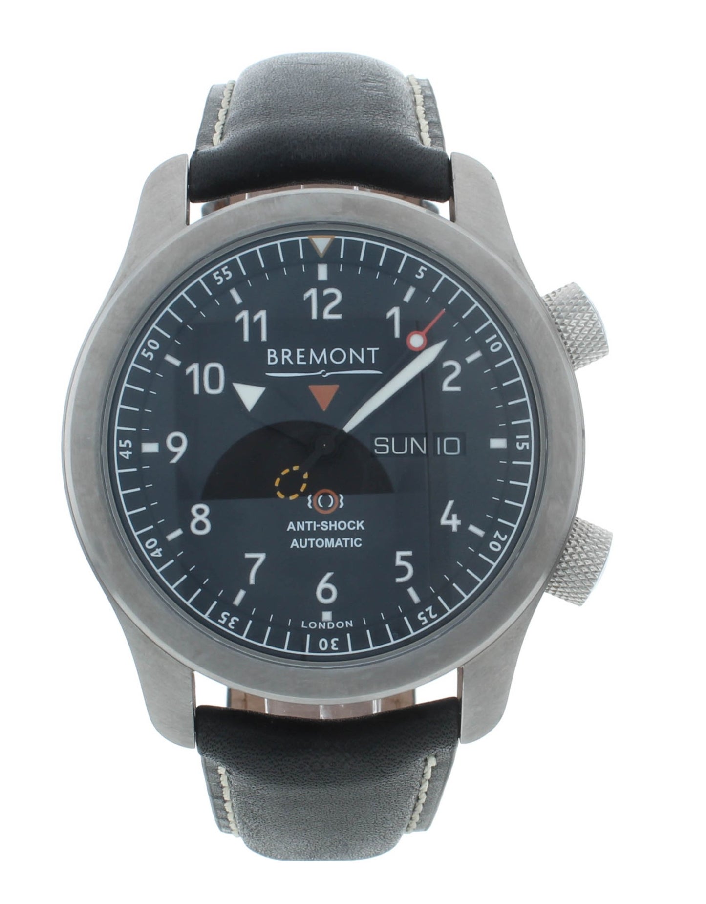 Bremont Martin Baker Auto Black Dial Orange Arrow 43mm Men's Watch MBII-BK-AN-S