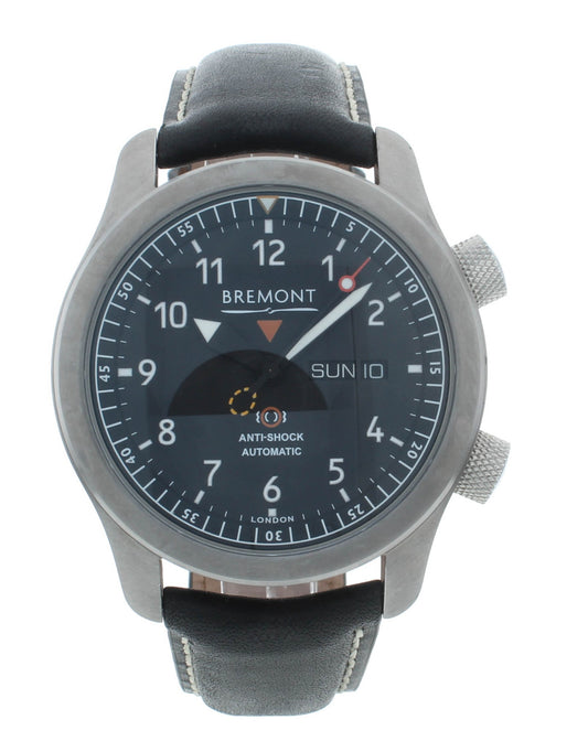 Bremont Martin Baker Auto Black Dial Orange Arrow 43mm Men's Watch MBII-BK-AN-S