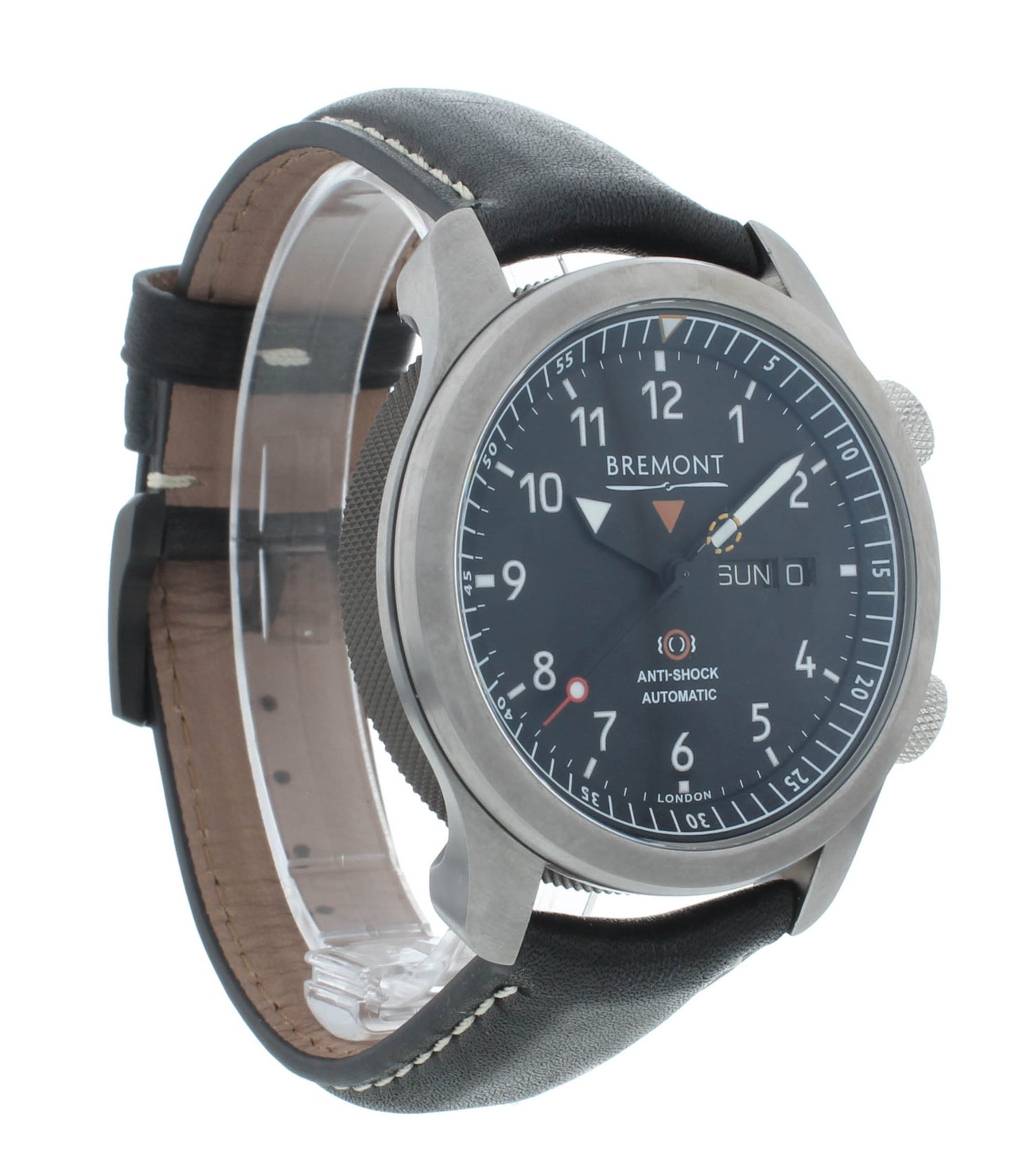 Bremont Martin Baker Auto Black Dial Orange Arrow 43mm Men's Watch MBII-BK-AN-S