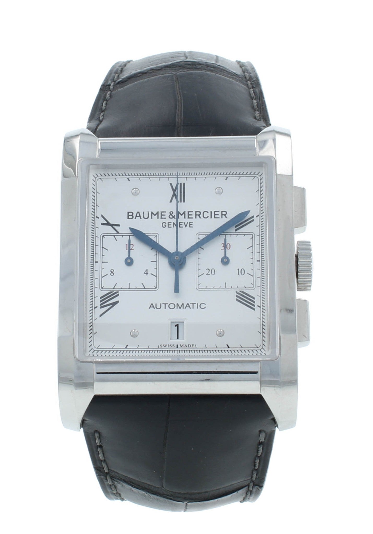 Pre-Owned Baume & Merceir Hampton XL 34mm Chrono Automatic Men's Watch M0A100320