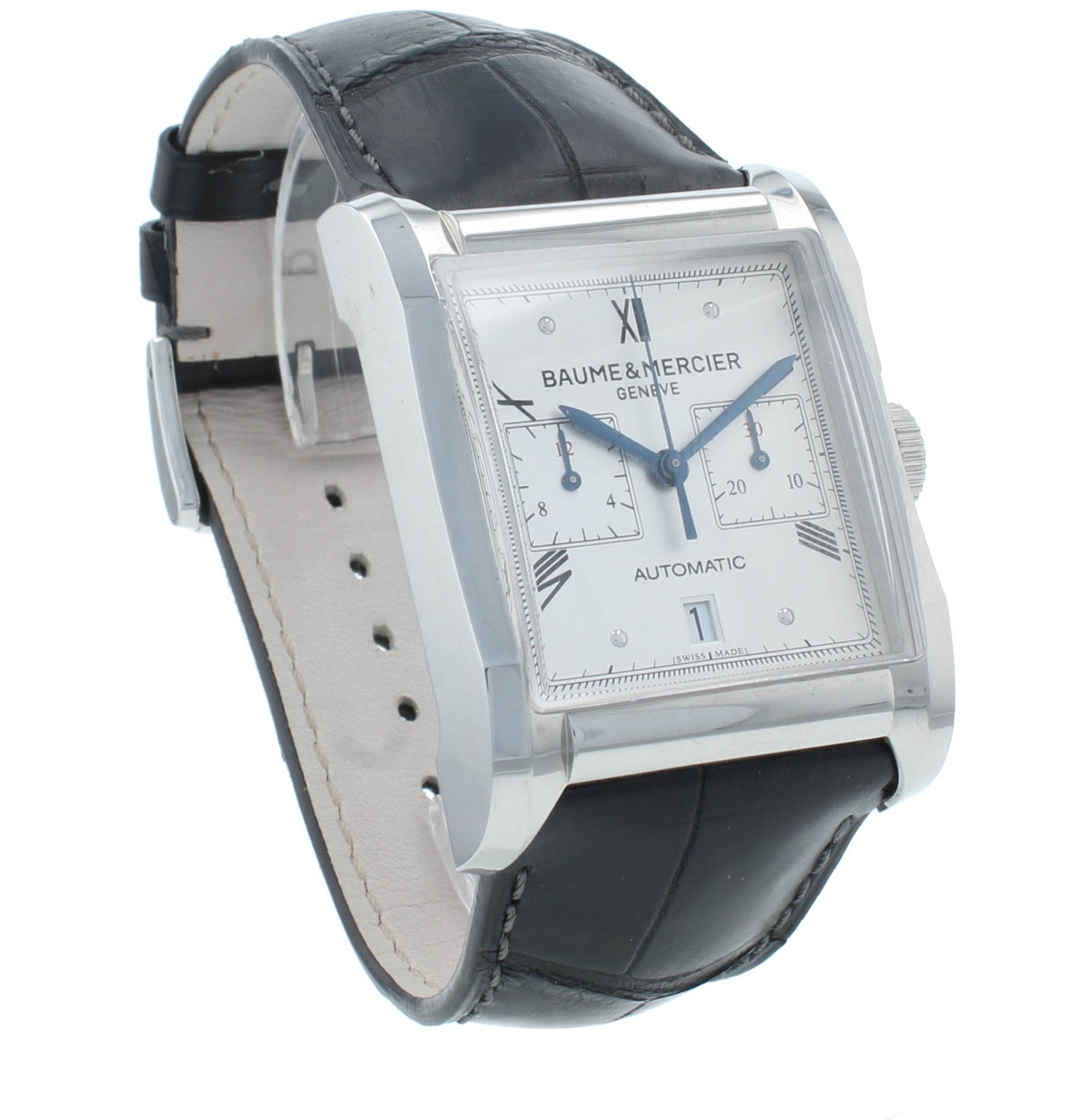 Pre-Owned Baume & Merceir Hampton XL 34mm Chrono Automatic Men's Watch M0A100320