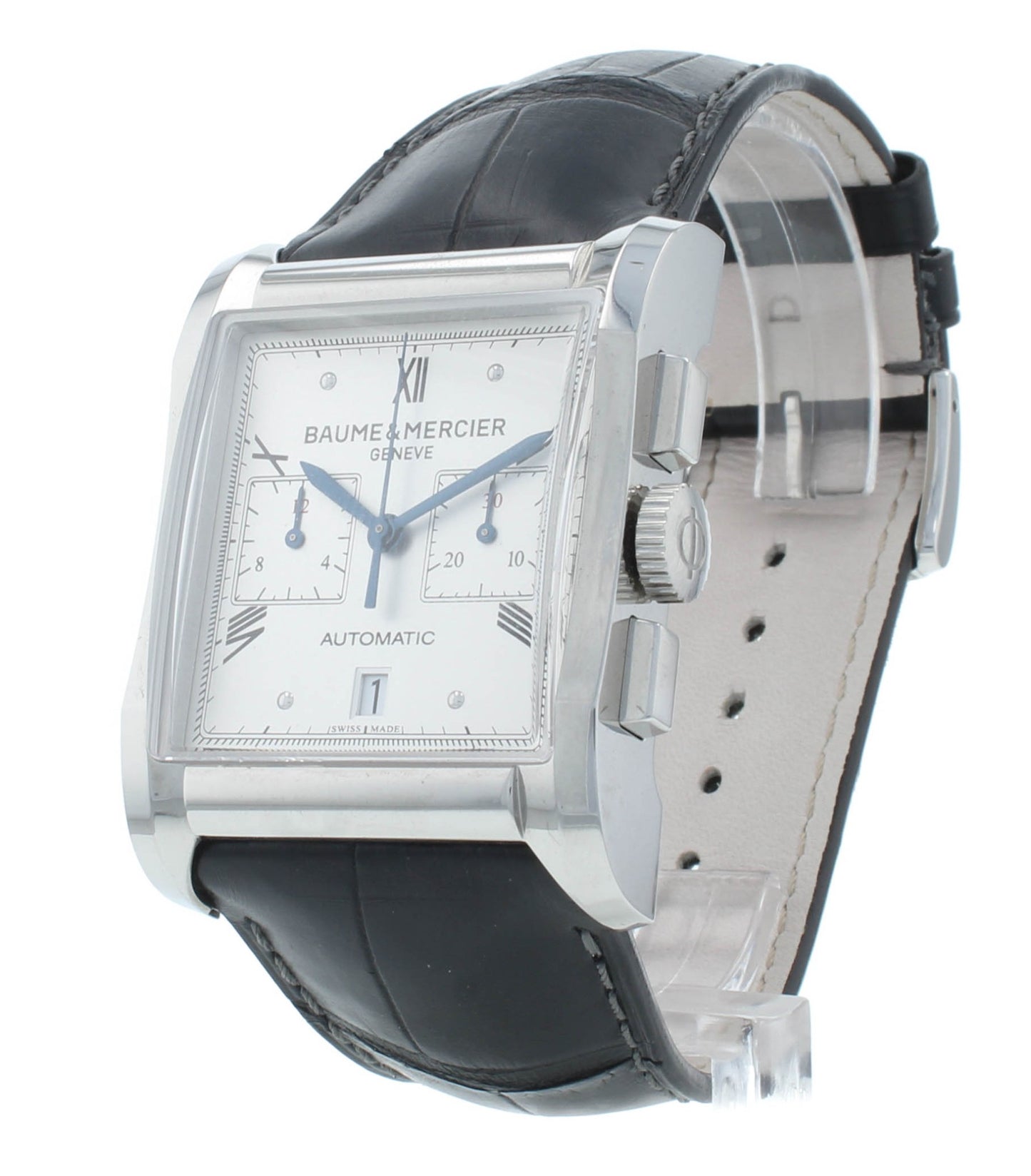 Pre-Owned Baume & Merceir Hampton XL 34mm Chrono Automatic Men's Watch M0A100320