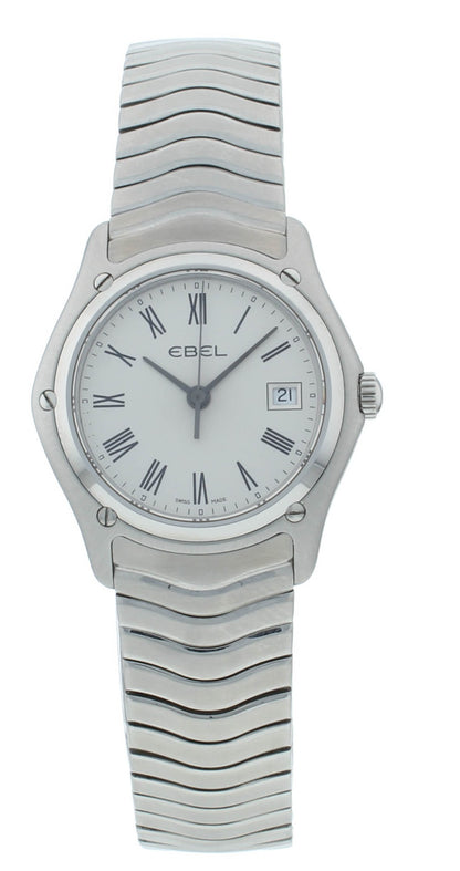 Ebel Classic Silver Dial Stainless Steel 27mm Quartz Ladies Watch 1215429