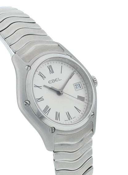 Ebel Classic Silver Dial Stainless Steel 27mm Quartz Ladies Watch 1215429