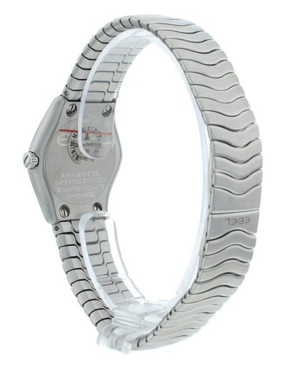 Ebel Classic Silver Dial Stainless Steel 27mm Quartz Ladies Watch 1215429