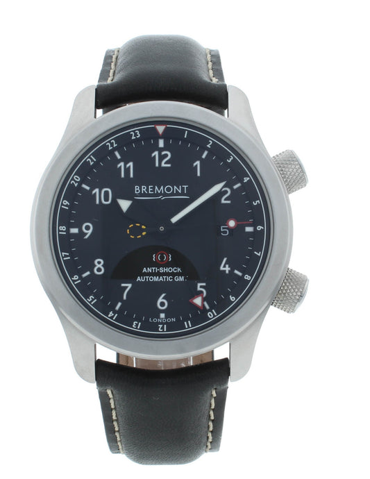 Bremont Martin Baker III GMT Automatic Black Dial 43mm Men's Watch MBIII-BK-AN-S