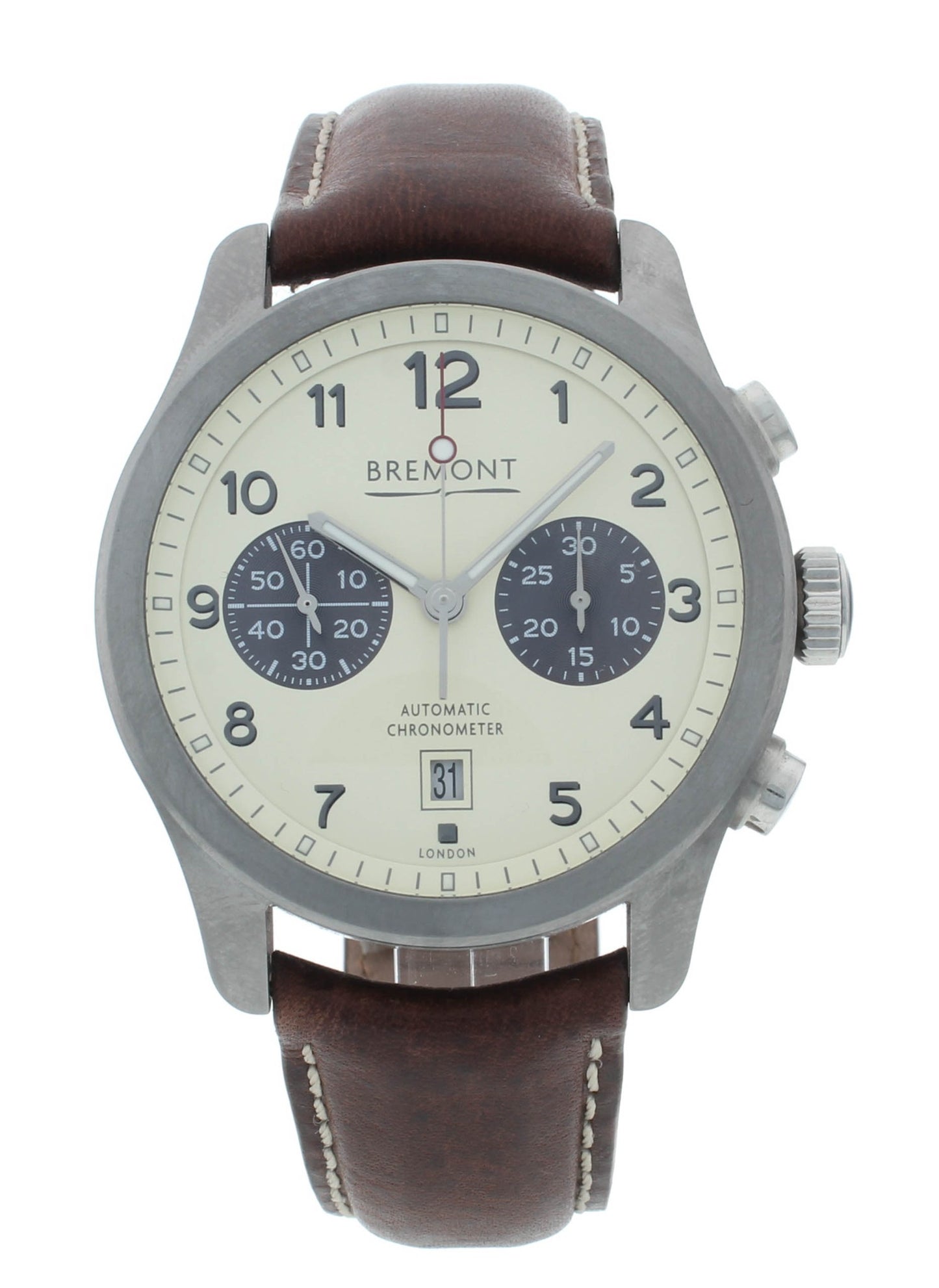 Bremont ALT1-C 43mm Chronograph Cream Dial Automatic Men's Watch ALT1-C-CR-R-S