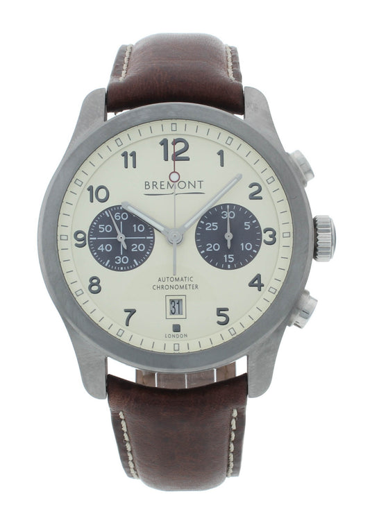 Bremont ALT1-C 43mm Chronograph Cream Dial Automatic Men's Watch ALT1-C-CR-R-S