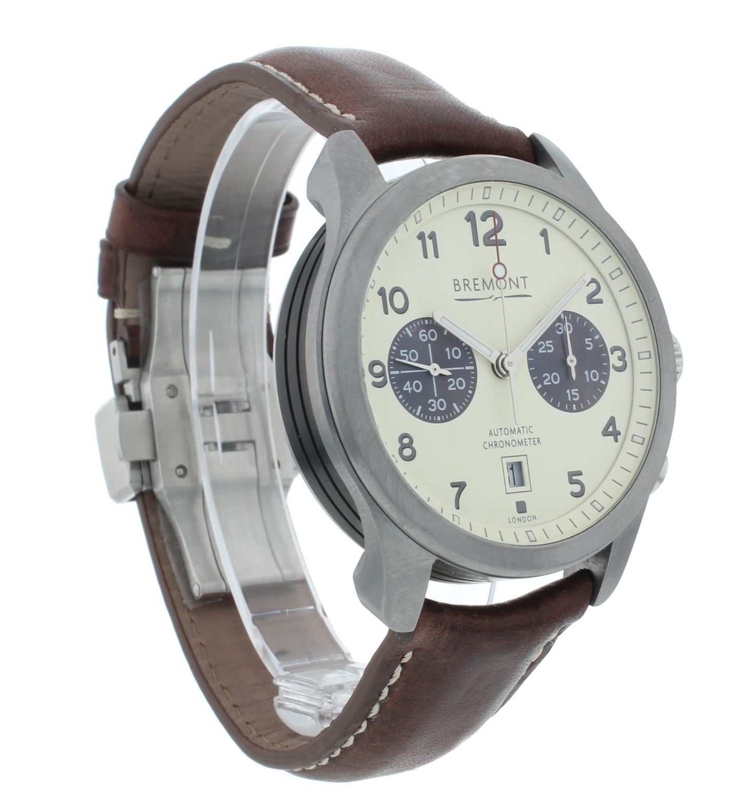 Bremont ALT1-C 43mm Chronograph Cream Dial Automatic Men's Watch ALT1-C-CR-R-S