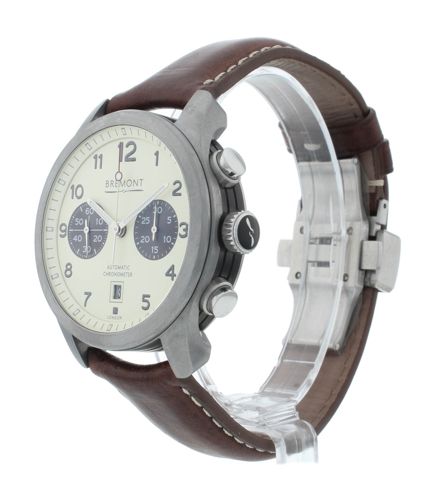Bremont ALT1-C 43mm Chronograph Cream Dial Automatic Men's Watch ALT1-C-CR-R-S