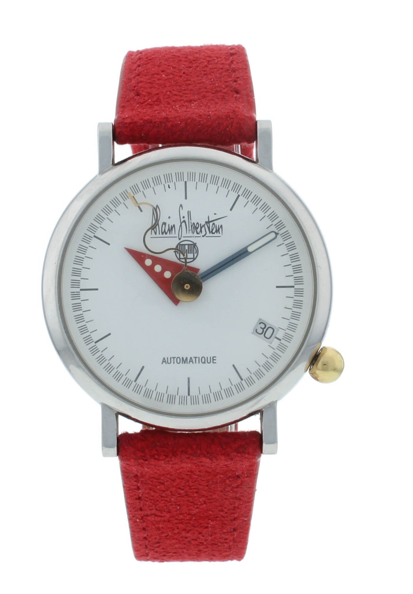 Alain Silberstein Arkitek 34.5mm Automatic White Dial Ladies Watch BAS.RA