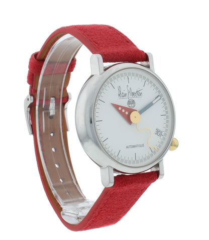 Alain Silberstein Arkitek 34.5mm Automatic White Dial Ladies Watch BAS.RA