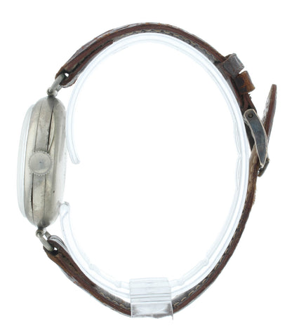 Omega Early Trench 33mm Nickel Case Manual White Dial Vintage Men's Watch