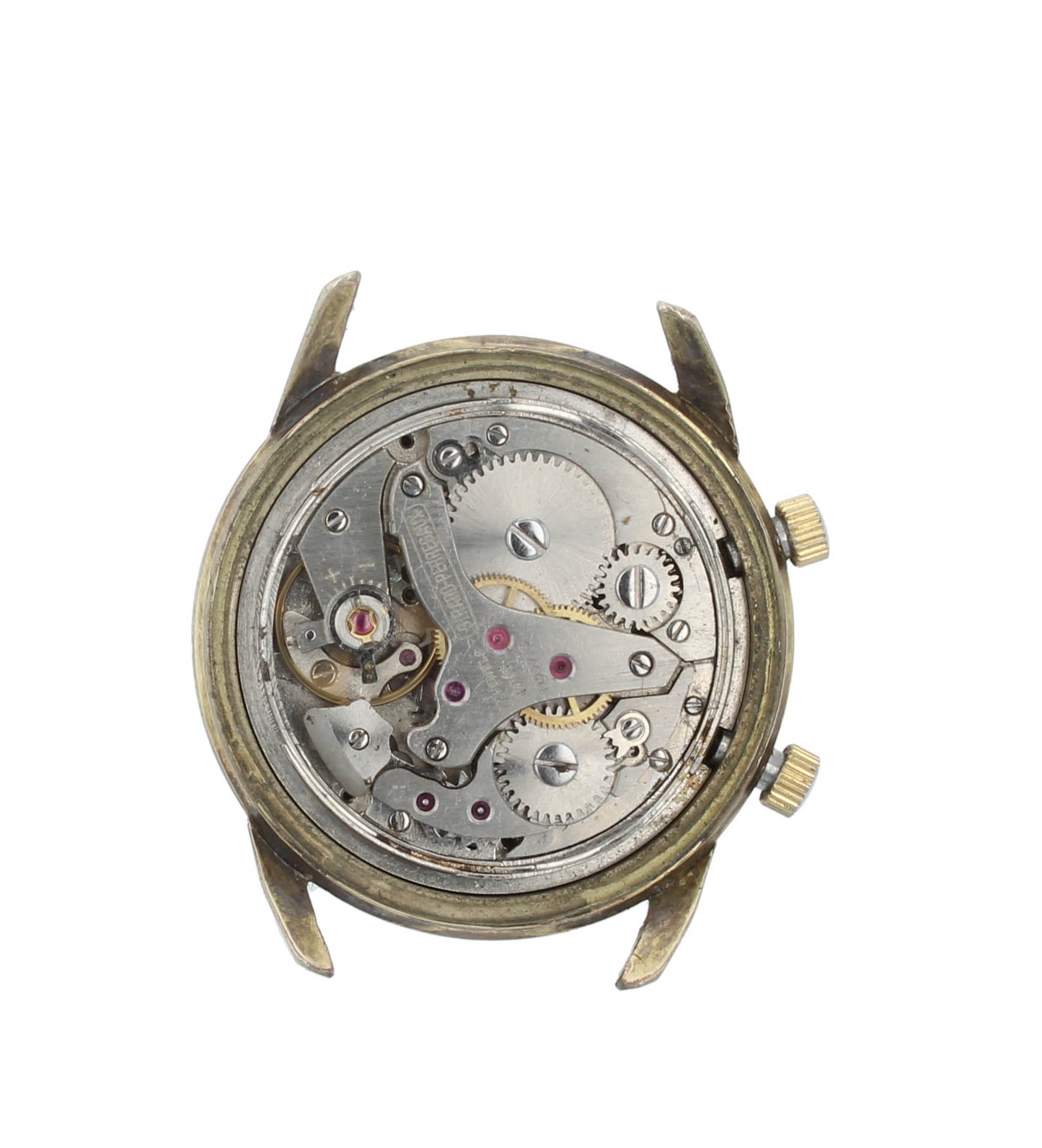 Girard-Perregaux Mechanical 34mm Head Only Gold Filled Vintage Alarm Watch