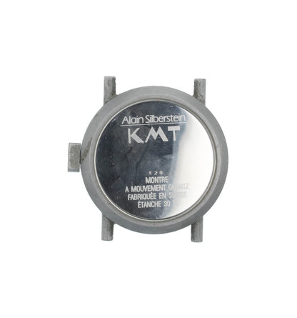 Alain Silberstein Head Only K.M.T 36mm Quartz Black & White Dial Men's Watch