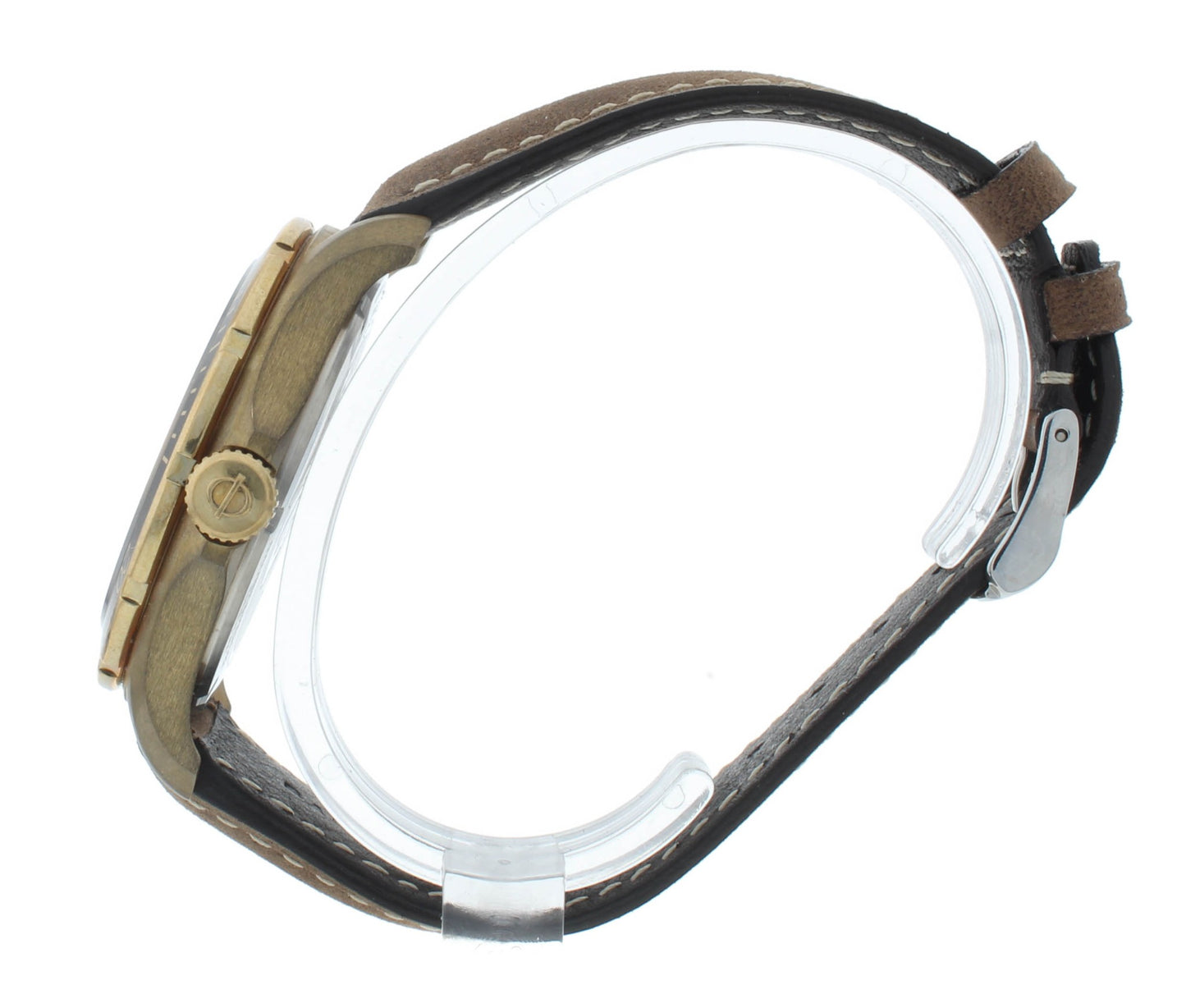 Baume & Mercier Clifton Club Bronze Leather Strap 42mm Auto Men's Watch M0A10501