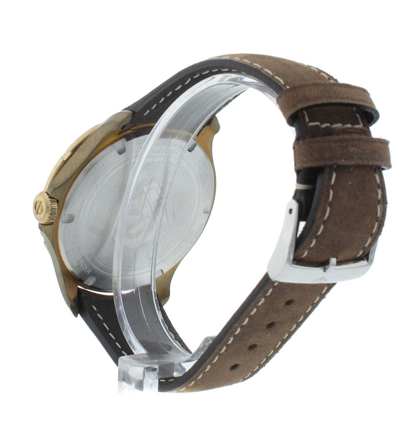 Baume & Mercier Clifton Club Bronze Leather Strap 42mm Auto Men's Watch M0A10501