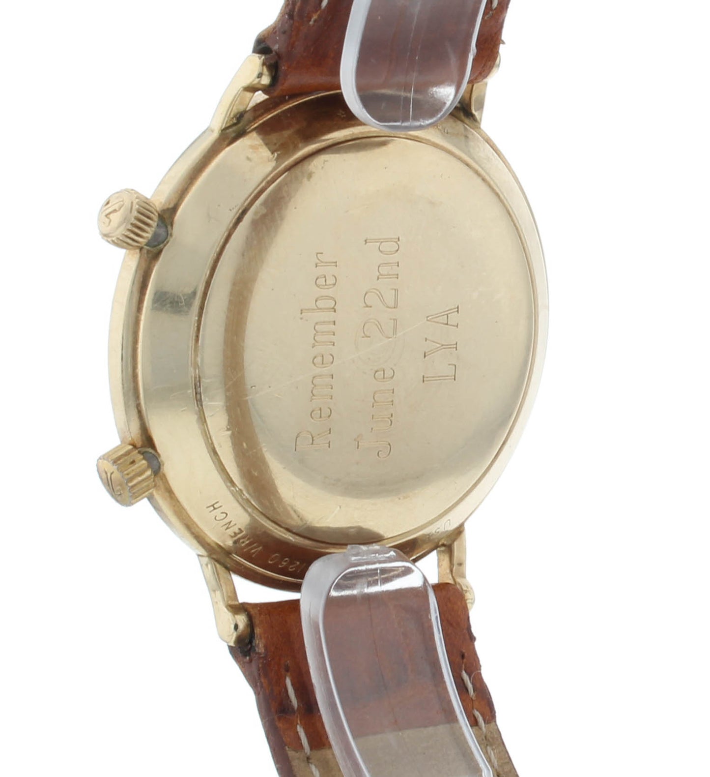 Jaeger-LeCoultre Memodate Alarm 34mm 10k Gold Filled Manual Vintage Men's Watch