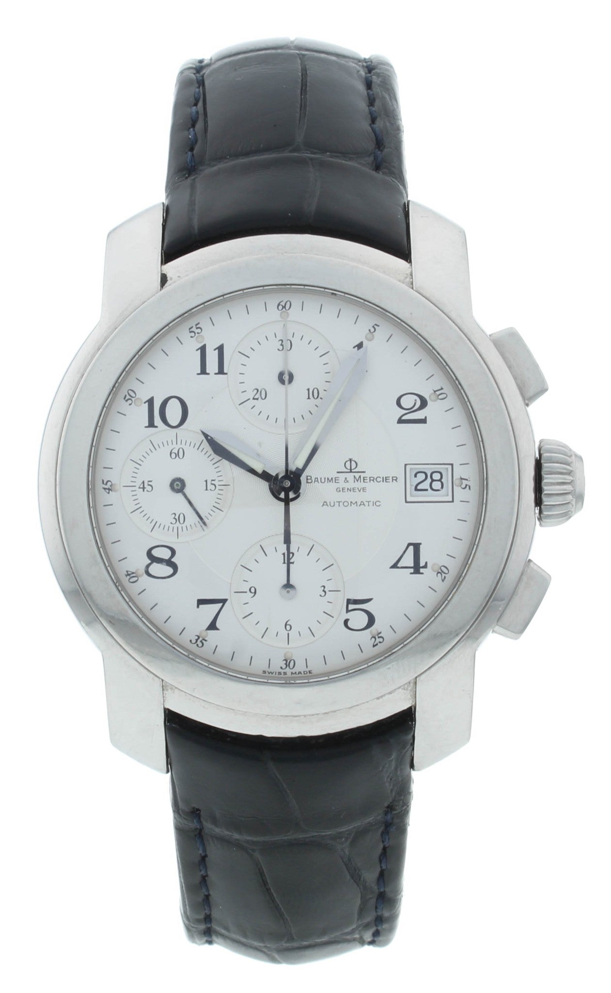 Baume & Mercier Capeland Chrono Automatic 39mm Black Dial Men's Watch MV045216