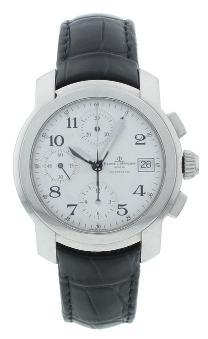 Baume & Mercier Capeland Chrono Automatic 39mm Black Dial Men's Watch MV045216