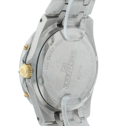 Breitling Eric Tabarly Quartz 35mm Two-Tone Steel Beige Dial Vintage Men's Watch