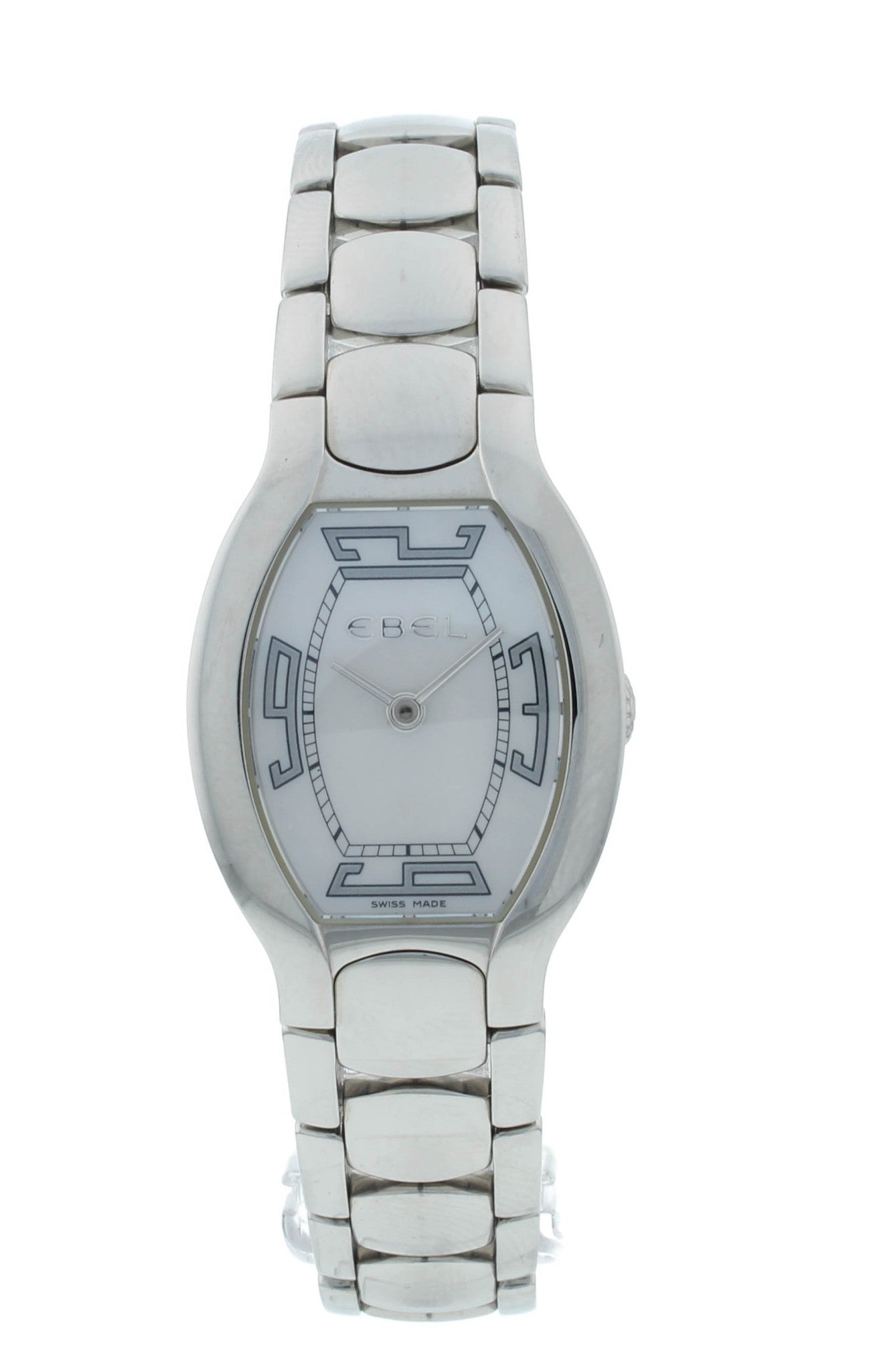 Ebel Beluga Tonneau 23mm Quartz White Dial Stainless Steel Ladies Watch 1215087