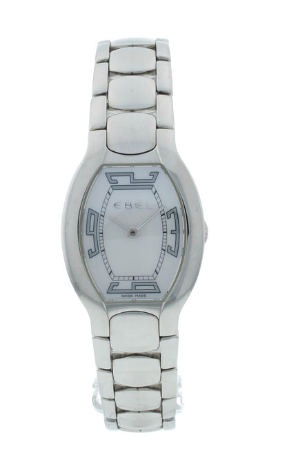 Ebel Beluga Tonneau 23mm Quartz White Dial Stainless Steel Ladies Watch 1215087