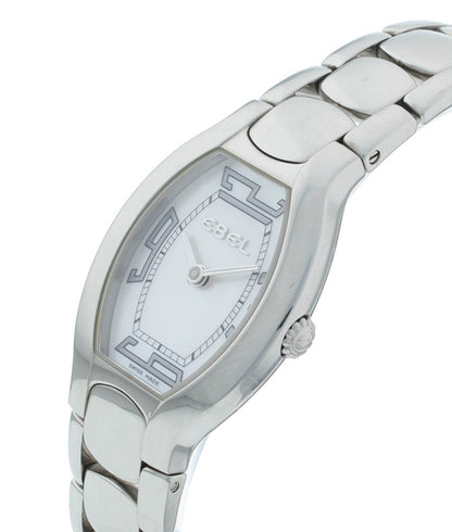 Ebel Beluga Tonneau 23mm Quartz White Dial Stainless Steel Ladies Watch 1215087