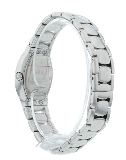 Ebel Beluga Tonneau 23mm Quartz White Dial Stainless Steel Ladies Watch 1215087