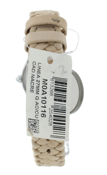 Defective Baume & Mercier Linea White MOP Dial Quartz 27mm Ladies Watch M0A10116