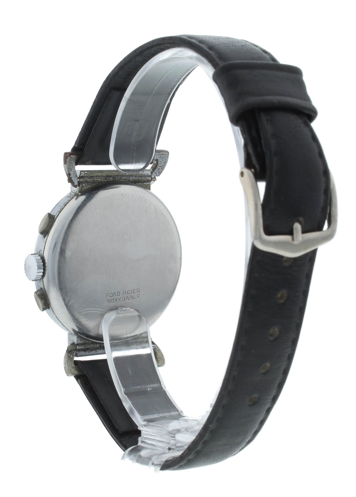 Eska Chronograph Telemeter 33mm Manual White Dial Vintage Men's Watch