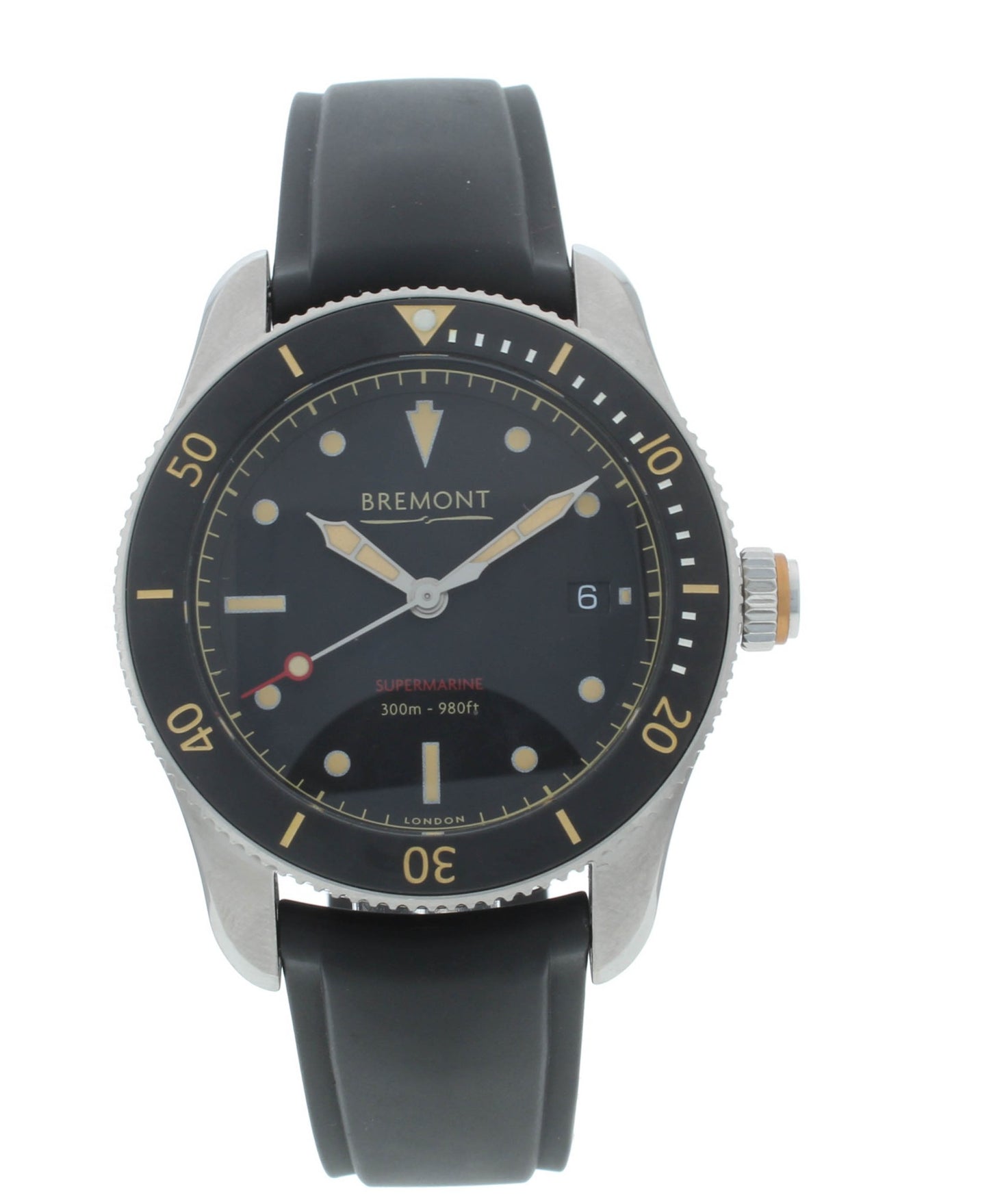 Bremont Supermarine S301 Black Dial 40mm Automatic Men’s Watch S301-BK-H