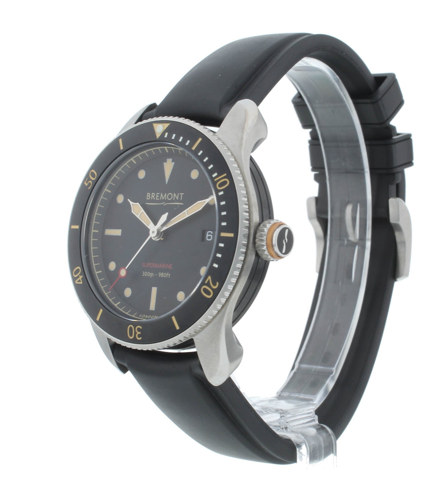 Bremont Supermarine S301 Black Dial 40mm Automatic Men’s Watch S301-BK-H