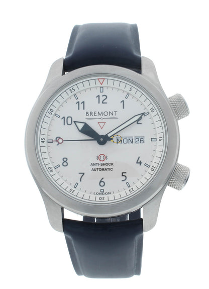 Bremont Martin Baker II White Dial Blue Barrel 43mm Men’s Watch MBII-WH-BL-S