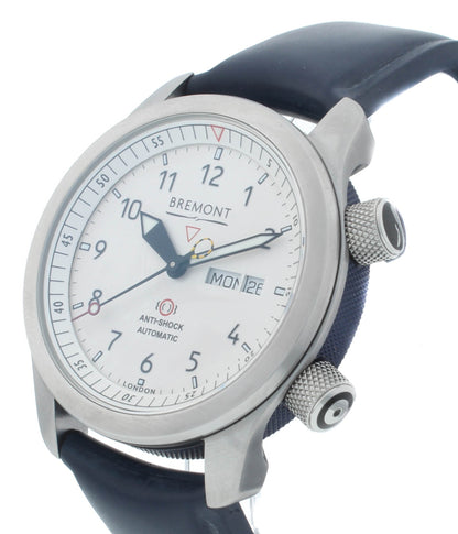 Bremont Martin Baker II White Dial Blue Barrel 43mm Men’s Watch MBII-WH-BL-S