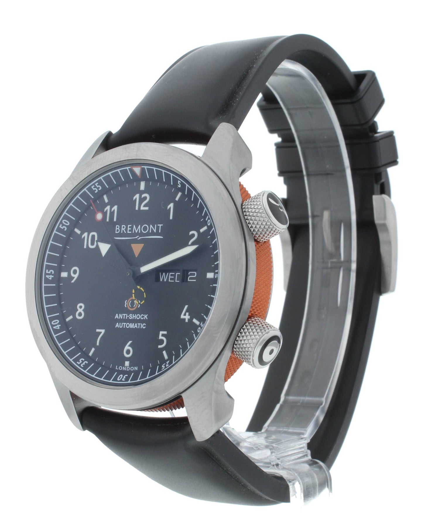 Bremont Martin Baker II Black Dial Orange Barrel 43mm Men’s Watch MB-BK-OR-S