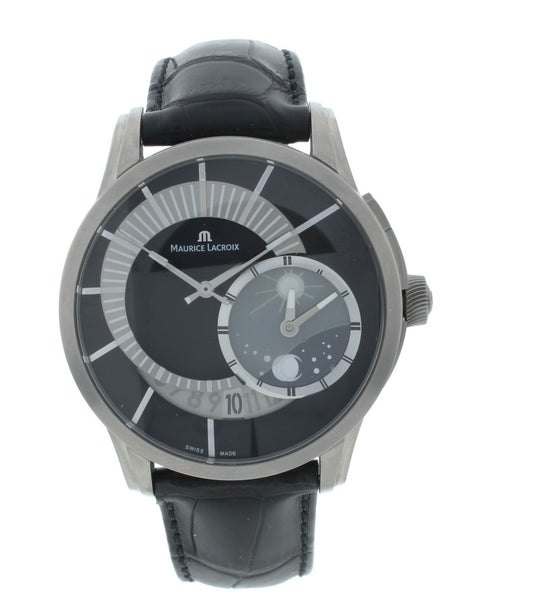 Maurice Lacroix Pontos Décentrée Titanium GMT 45mm Auto Men's Watch PT6108/2