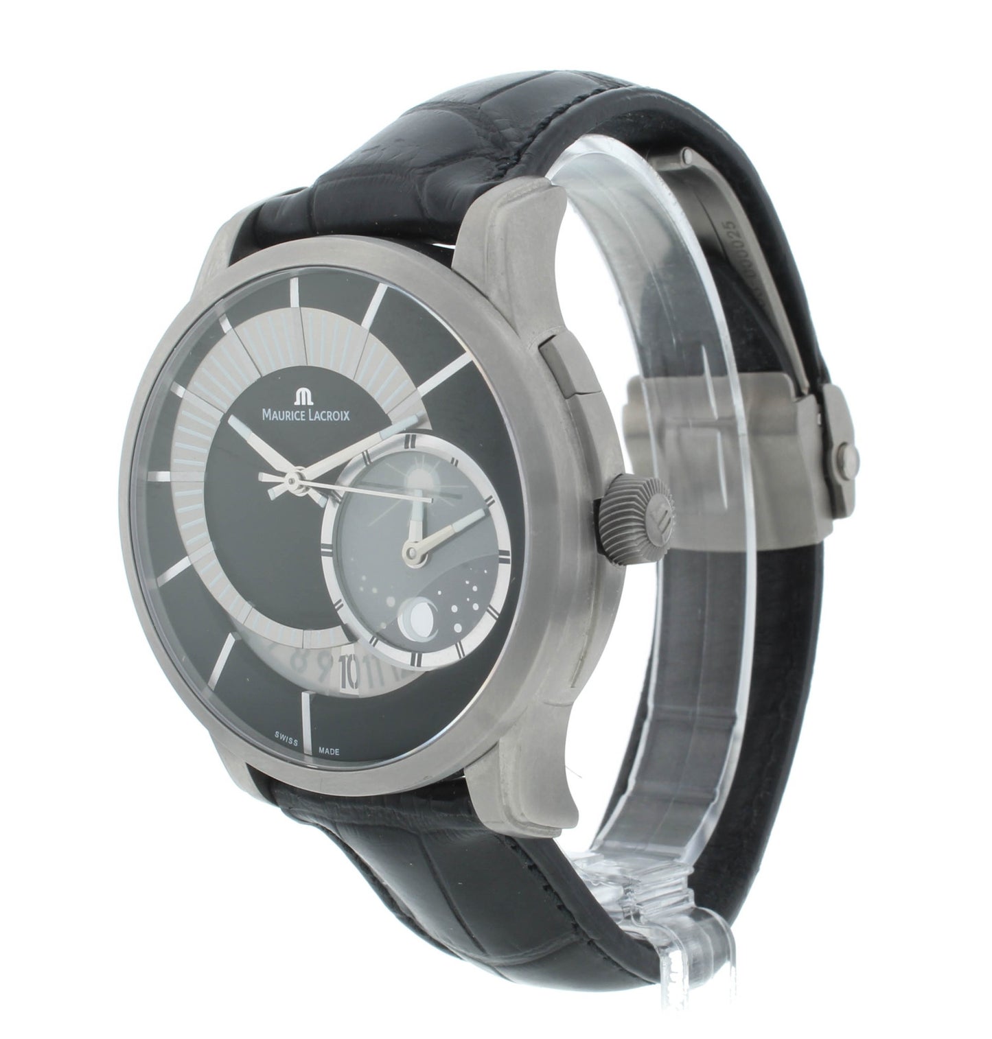 Maurice Lacroix Pontos Décentrée Titanium GMT 45mm Auto Men's Watch PT6108/2