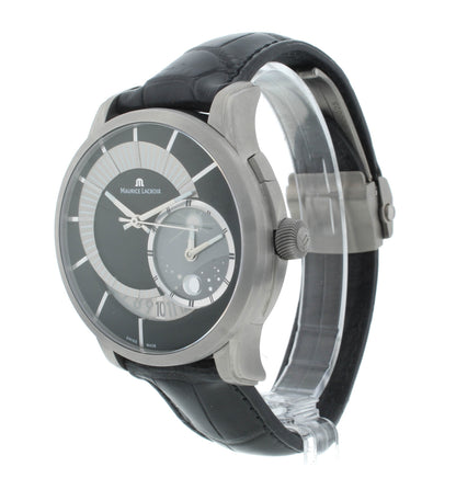 Maurice Lacroix Pontos Décentrée Titanium GMT 45mm Auto Men's Watch PT6108/2