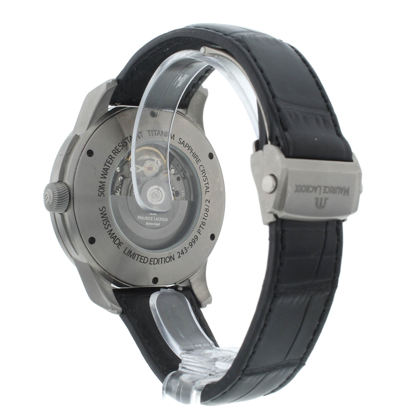 Maurice Lacroix Pontos Décentrée Titanium GMT 45mm Auto Men's Watch PT6108/2