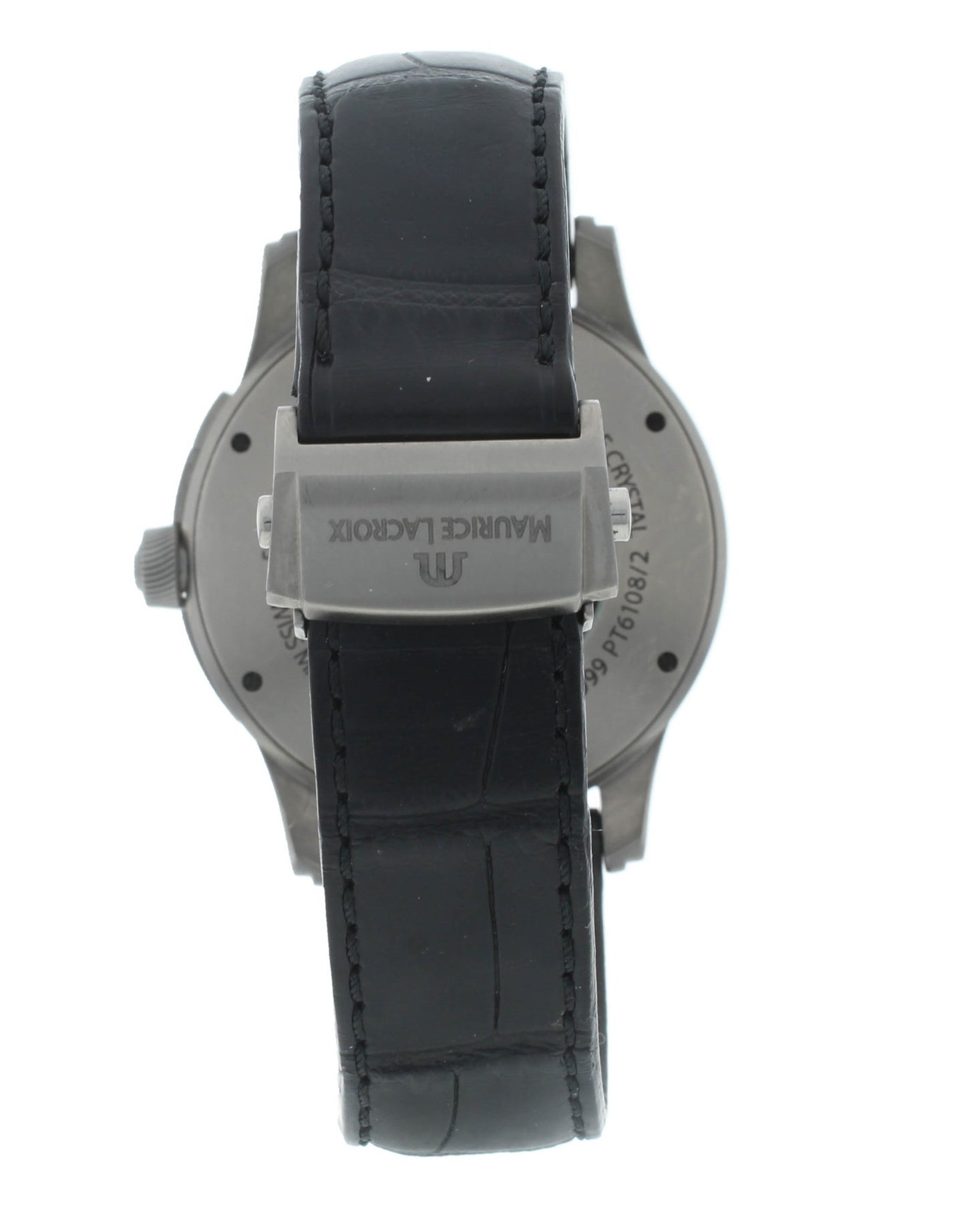 Maurice Lacroix Pontos Décentrée Titanium GMT 45mm Auto Men's Watch PT6108/2