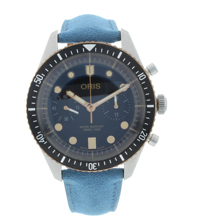 Oris Divers Sixty Five Chronograph 43mm Automatic Men's Watch 0177177444354-0752