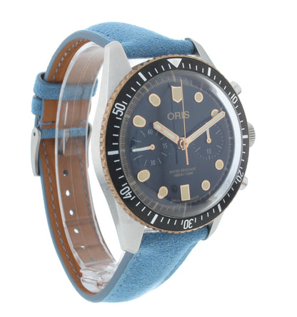 Oris Divers Sixty Five Chronograph 43mm Automatic Men's Watch 0177177444354-0752